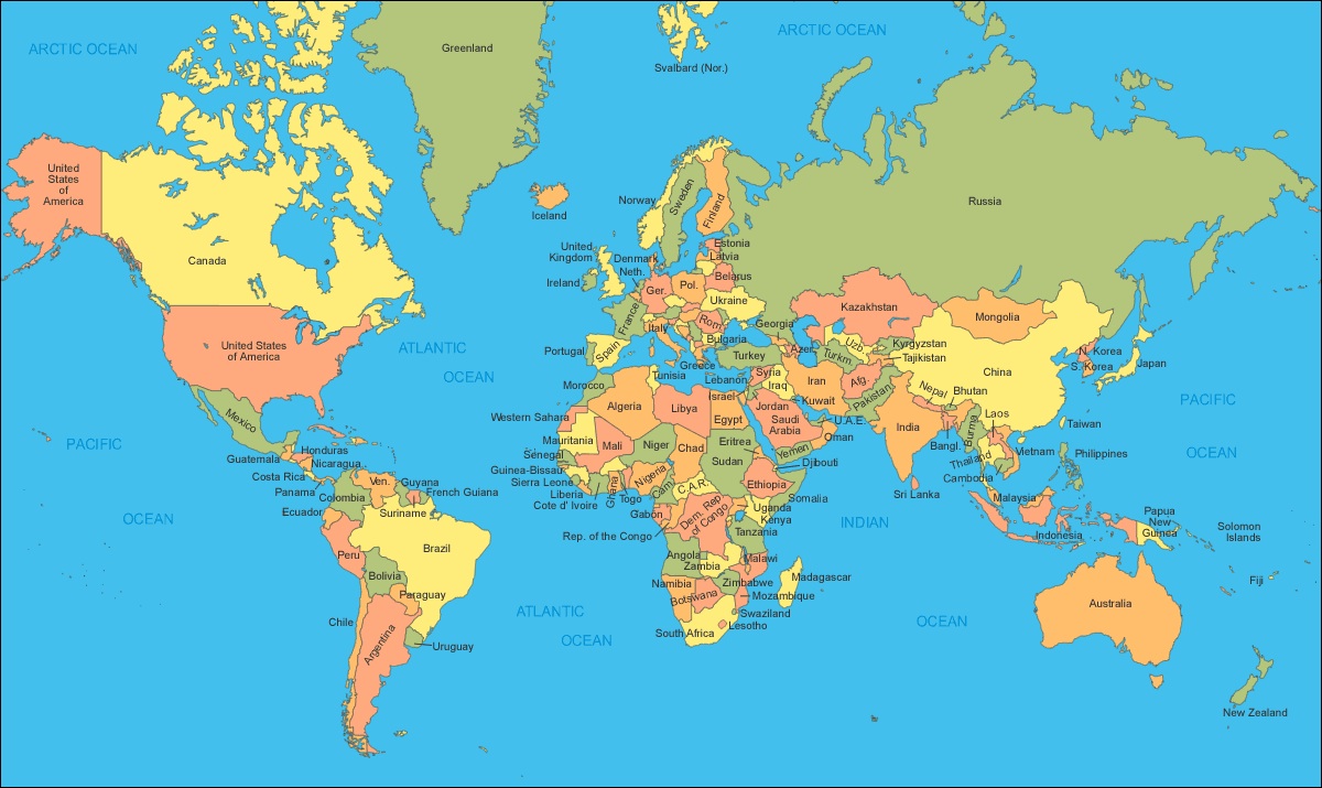Map Of The World Giant ... Giant Maps Of The World Re Re ...